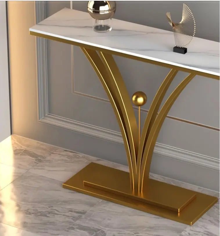 Modern Narrow Entryway Console Table - On Wood Products