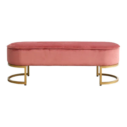 Blush Glam Bed Bench - On Wood Products