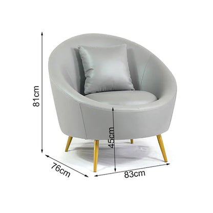 Gray Pod Accent Chair - On Wood Products