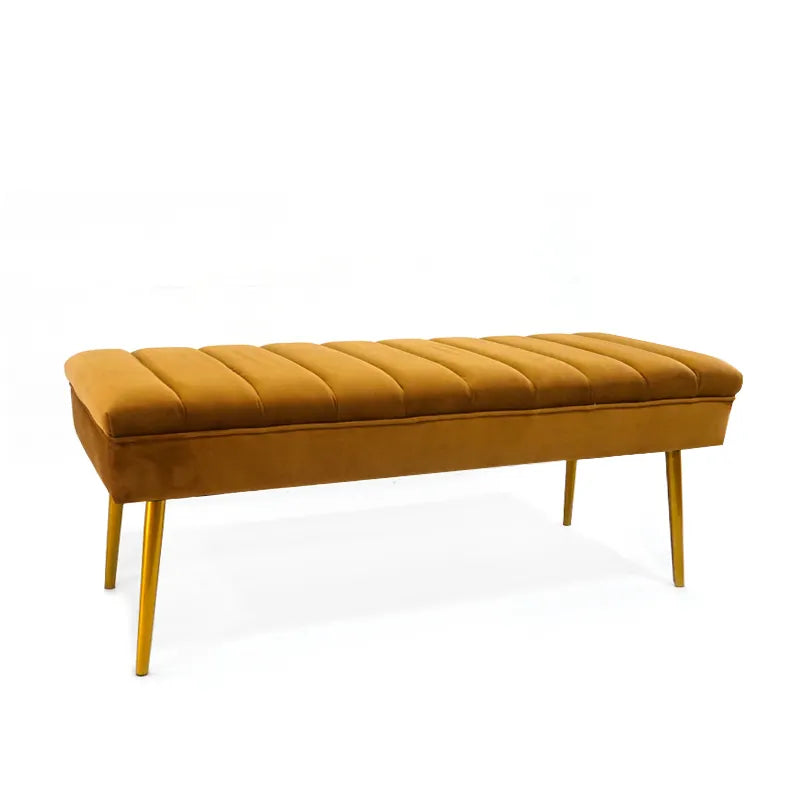 Velvet Charm Bed Bench - On Wood Products