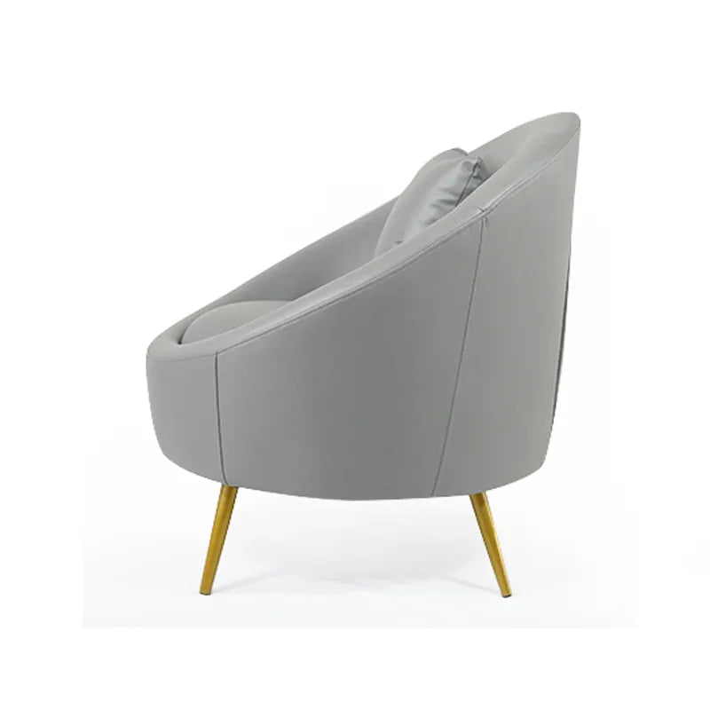 Gray Pod Accent Chair - On Wood Products