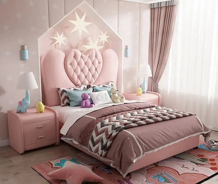 Princess Pink bed for kids - On Wood Products