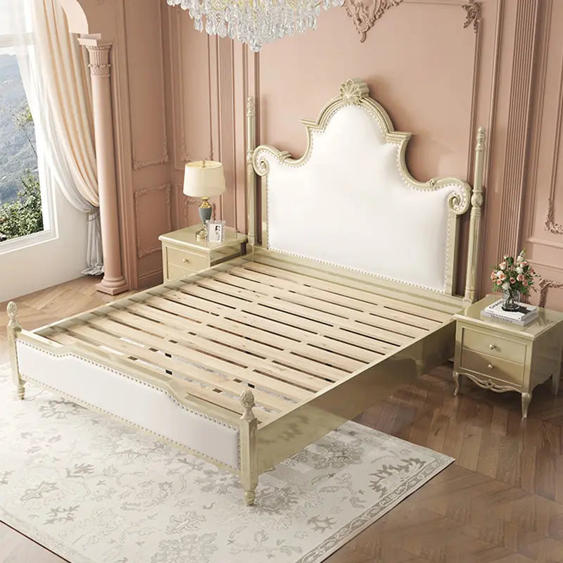 Vintage Elegance Wooden Four Poster Bed - On Wood Products