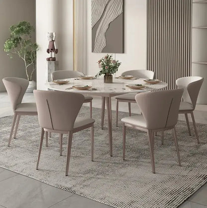 Sintered Dining Set With Marble Top - On Wood Products