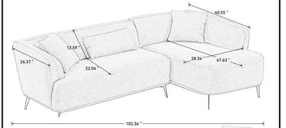 Volvo Premium L shape Sofa