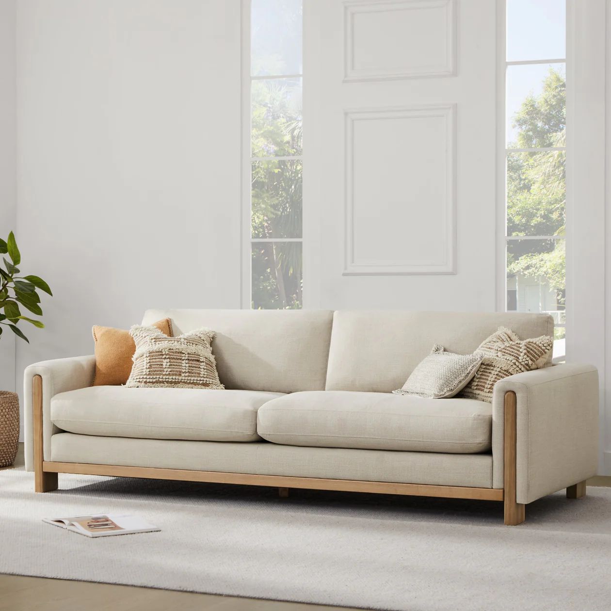 Keaton Solid Wood Sofa