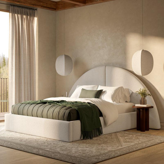 Kulyu Arch Luxuruios Upholsherd Bed