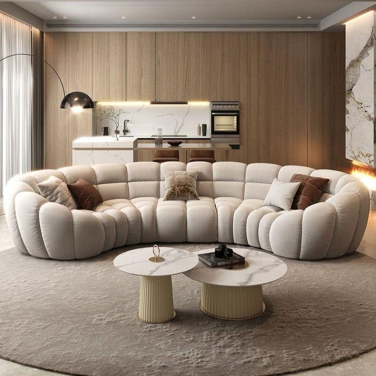 Mellinium Cozy Premium Curved Shape Sofa