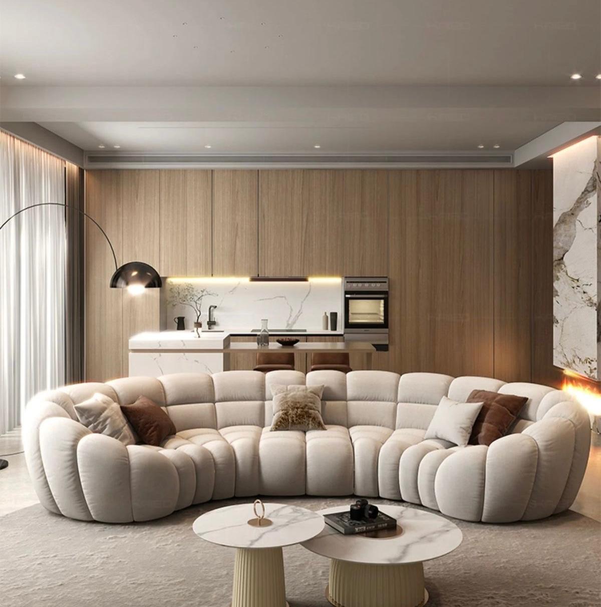 Mellinium Cozy Premium Curved Shape Sofa