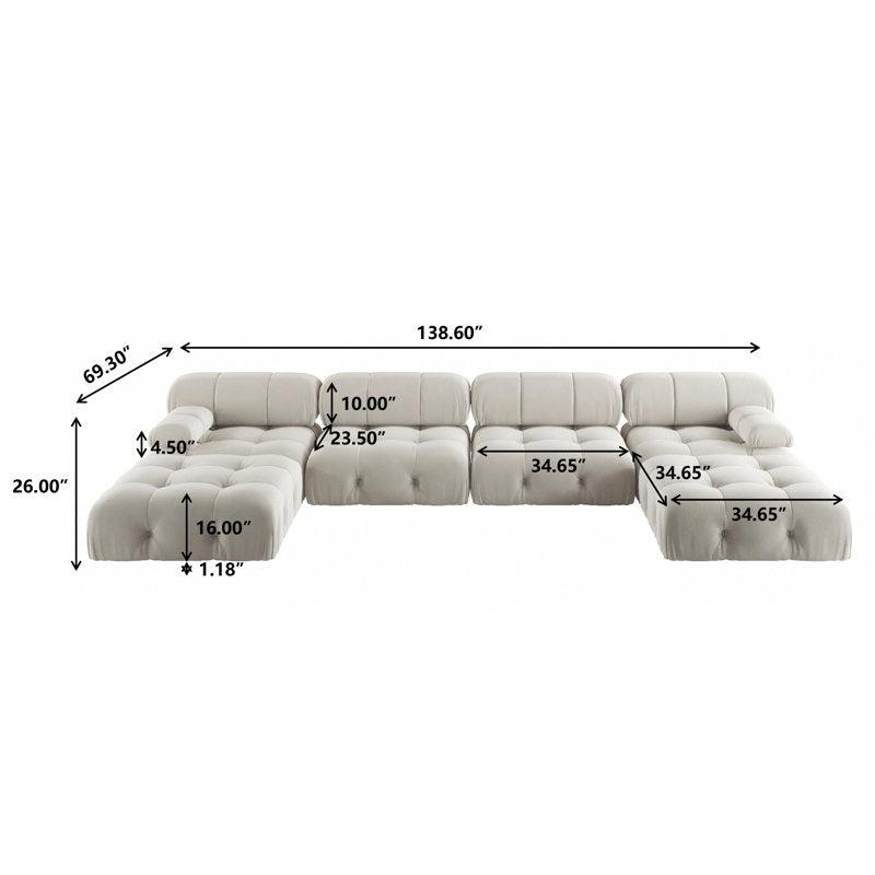 Roman Relaxing  Luxurious L-Shape & U-ShapeSofa
