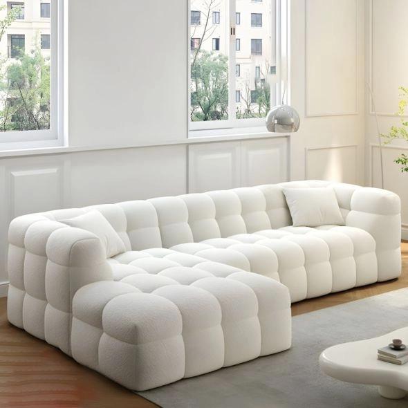 Cotton Candy Luxury L Shape Sofa