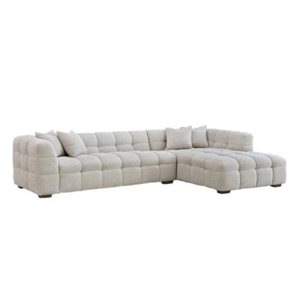 Cotton Candy Luxury L Shape Sofa