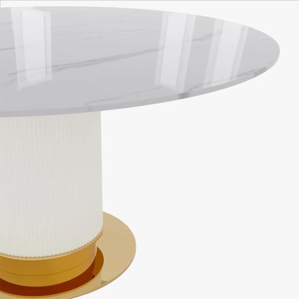 Bosco Luxury Round 4 Seater Dining Set