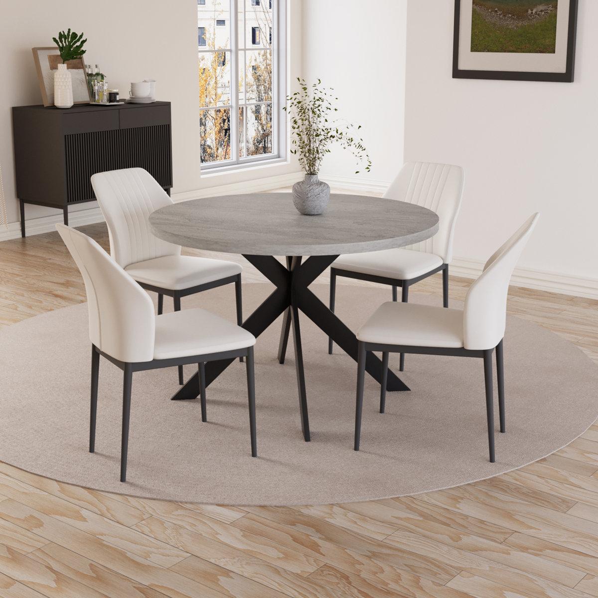 Amber Round Luxury Dining Set
