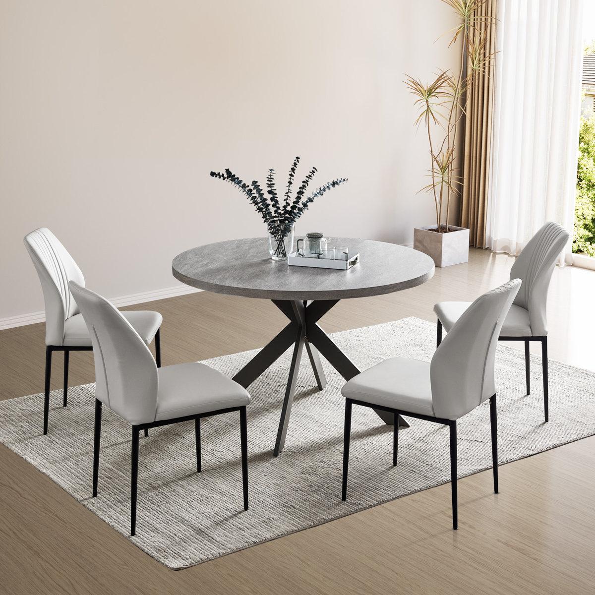 Amber Round Luxury Dining Set