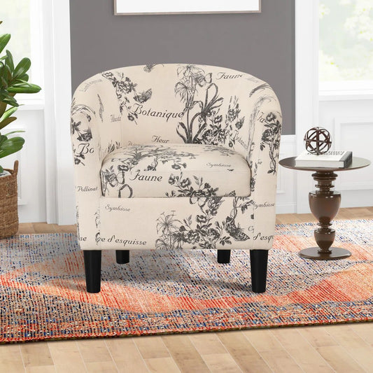 Printed Foil accent Chair