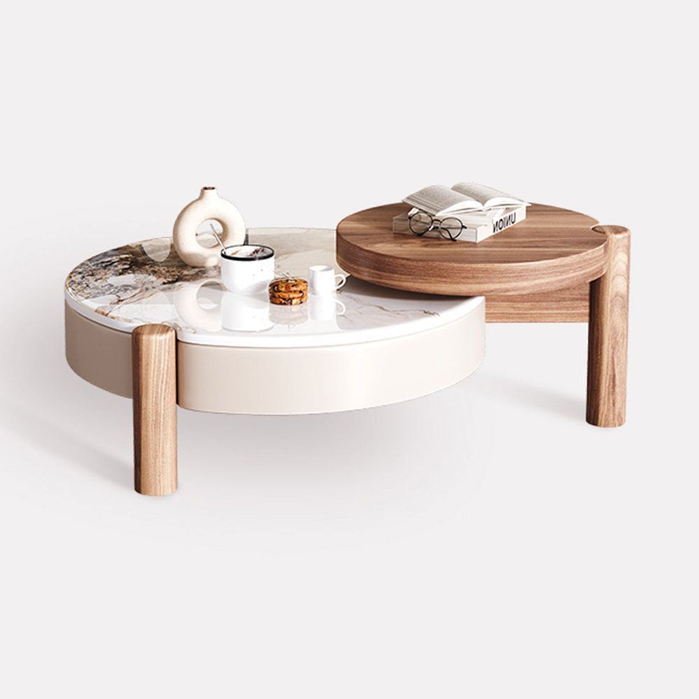 Sleek modern Centre Table with Marble Top