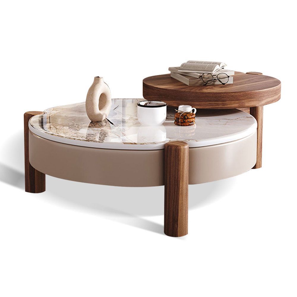 Sleek modern Centre Table with Marble Top