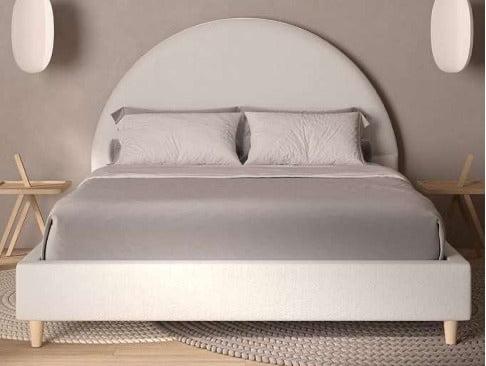 Half Moon Upholsherd Bed