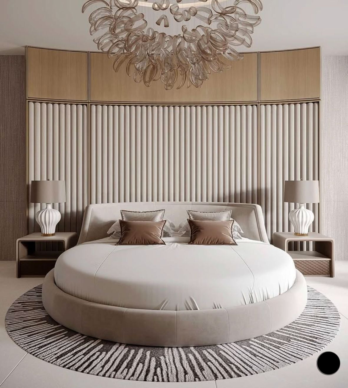 Poland Luxury Round Bed