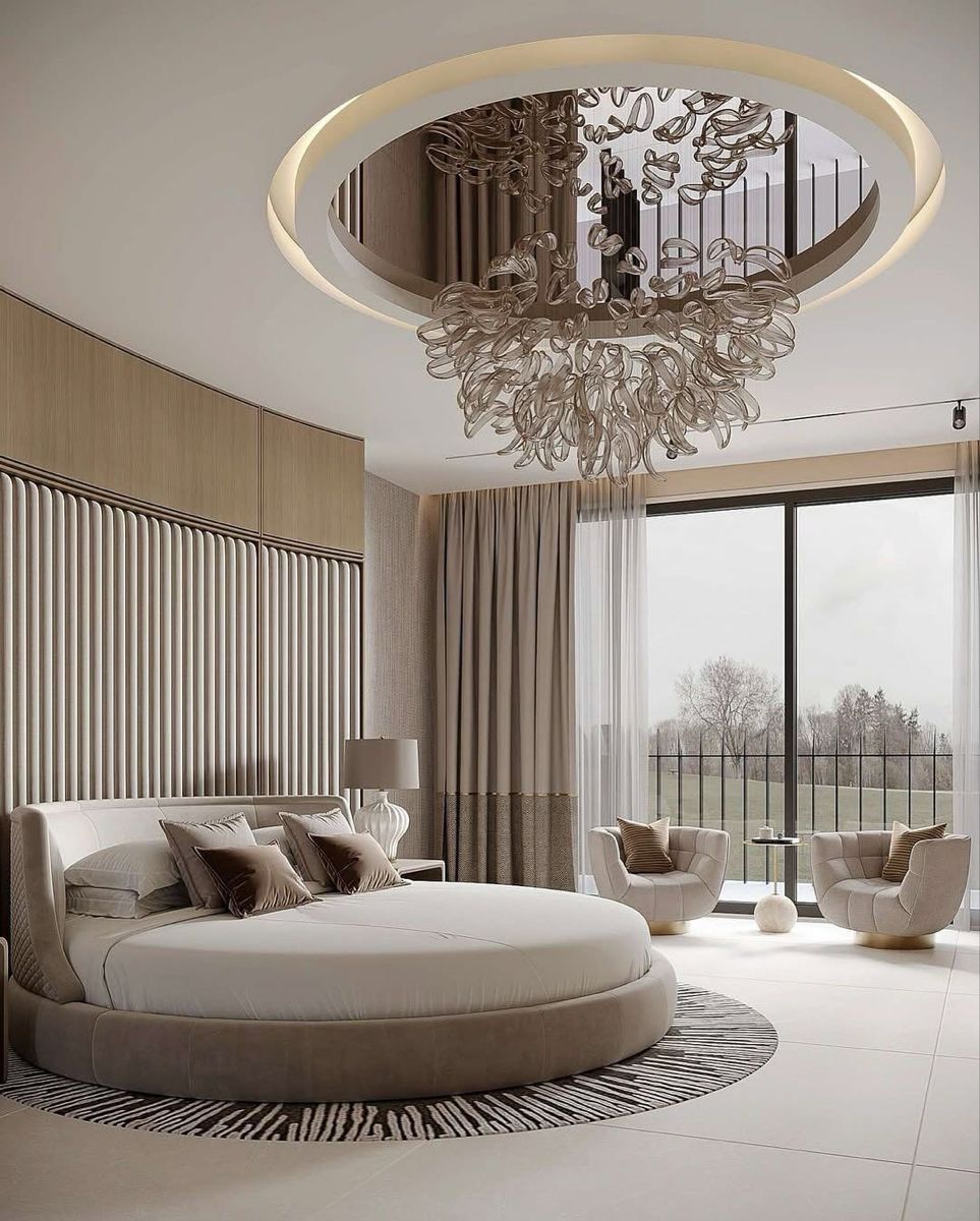 Poland Luxury Round Bed