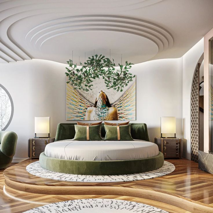 Poland Luxury Round Bed