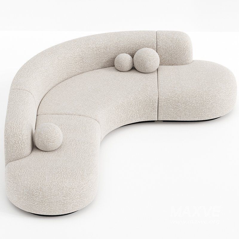 Alashka Curved  Luxury Sofa