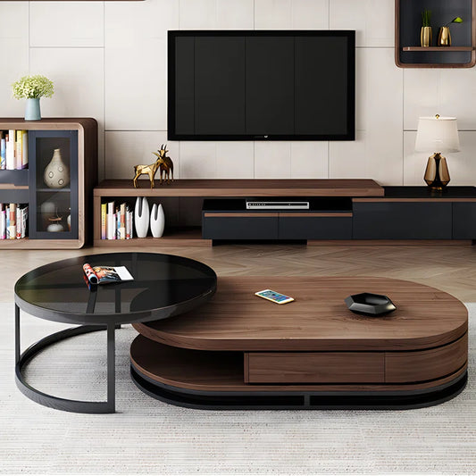 Ansel Solid Wood Top Nesting Coffee Table - On Wood Products