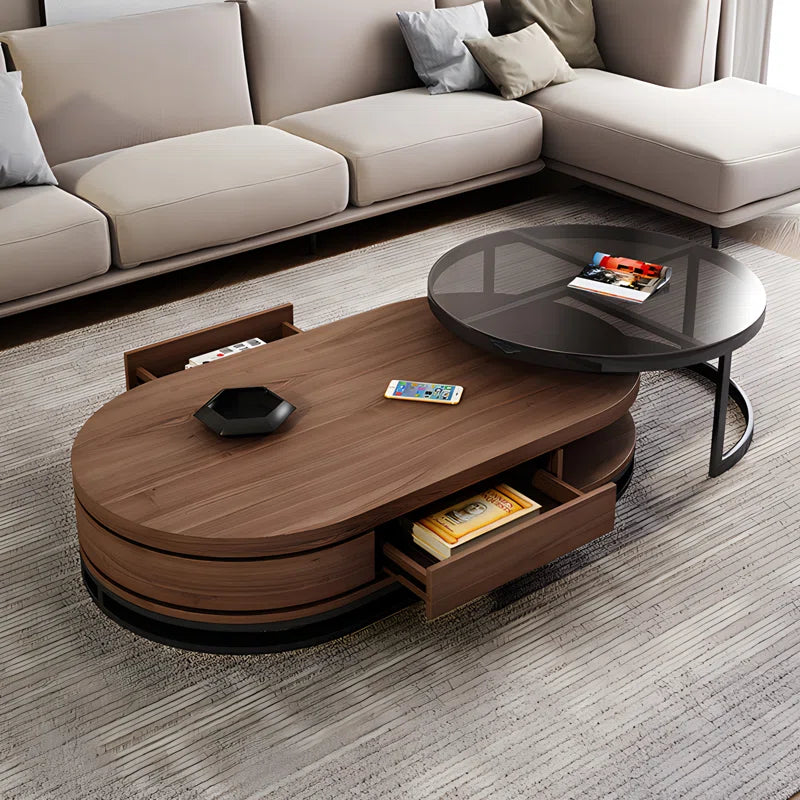 Ansel Solid Wood Top Nesting Coffee Table - On Wood Products
