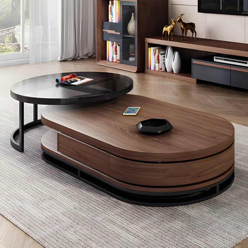 Ansel Solid Wood Top Nesting Coffee Table - On Wood Products