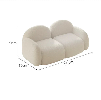 Munich Sofa Ivory - On Wood Products