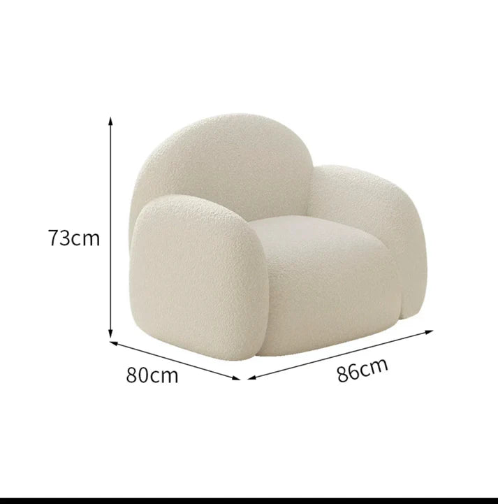 Munich Sofa Ivory - On Wood Products