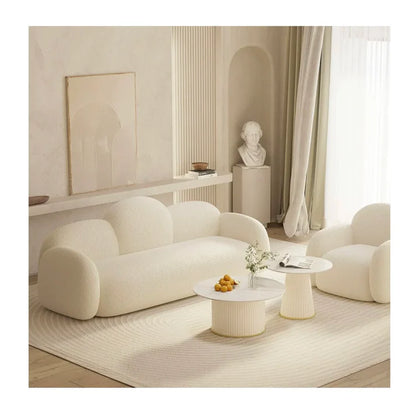 Munich Sofa Ivory - On Wood Products