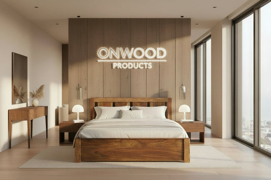 Giril Solid Wood Bed