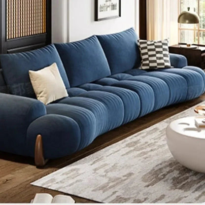 Curved Luxury Living Room Sofa Set