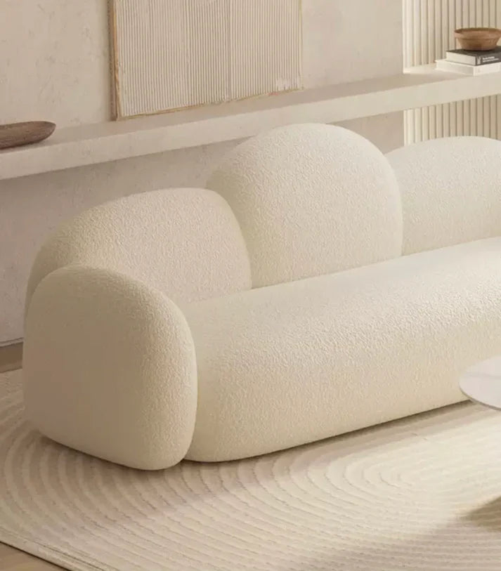 Munich Sofa Ivory - On Wood Products