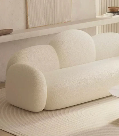 Munich Sofa Ivory - On Wood Products