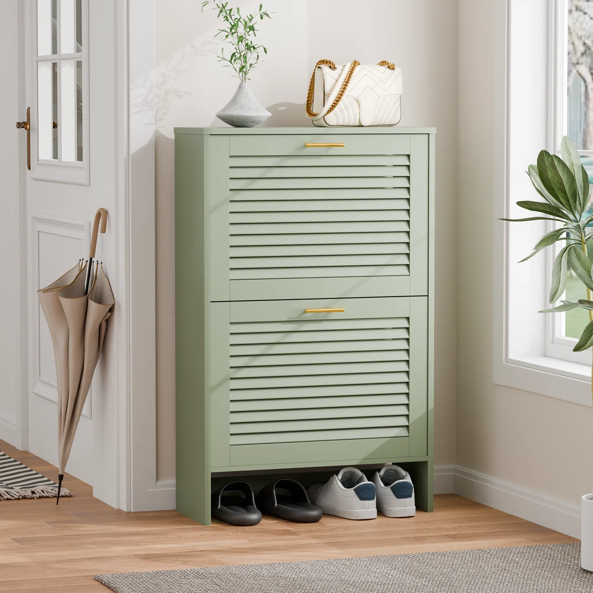 Cosco Shoe Rack in PU Polish