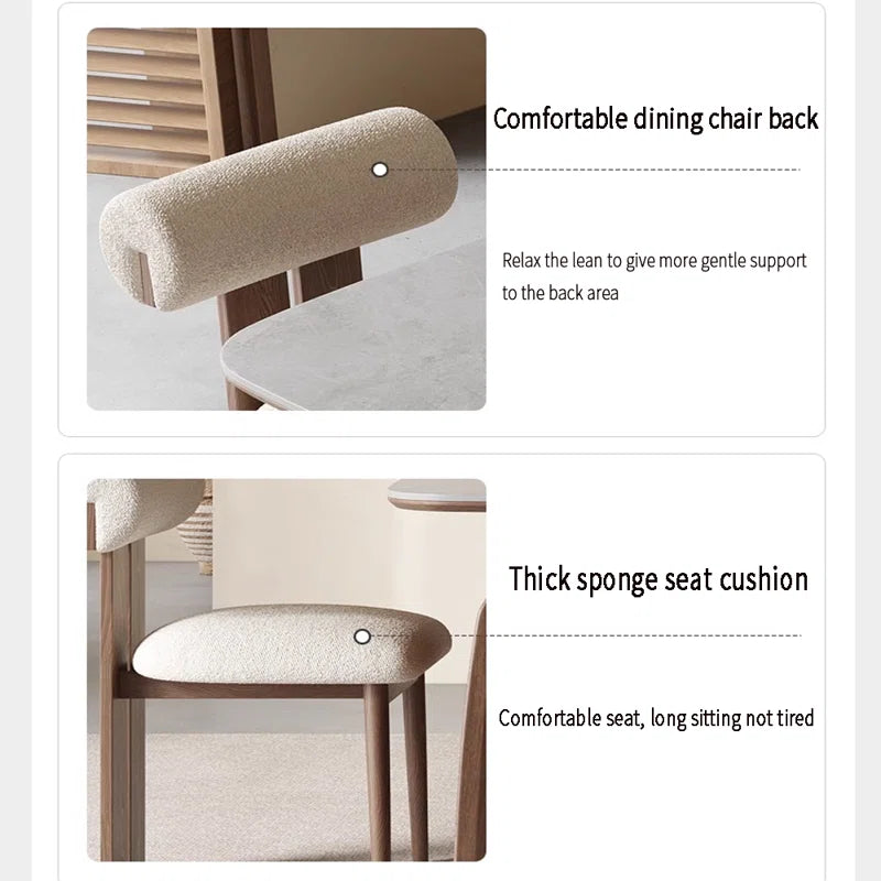 Retro solid wood dining table sets