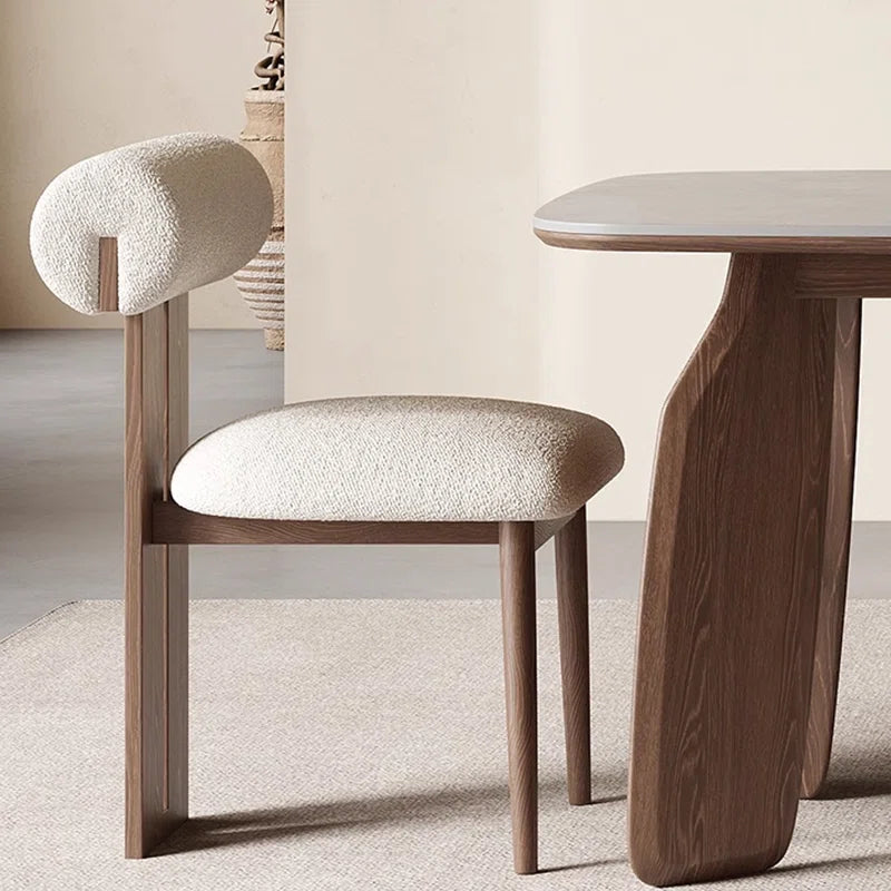 Retro solid wood dining table sets