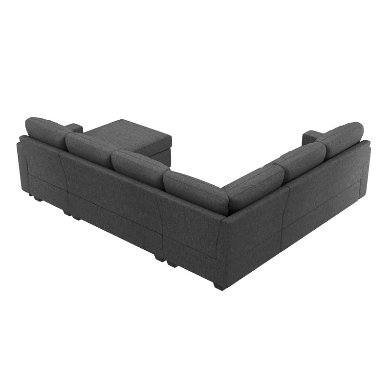 U-Shaped Sectional Sofa combed - On Wood Products