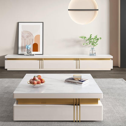 Modern Square Storage Centre Table