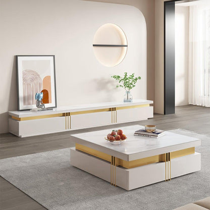 Modern Square Storage Centre Table