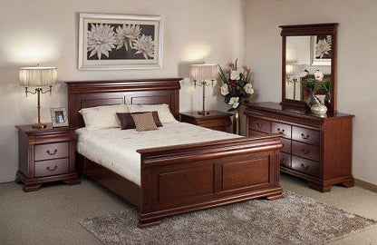 RETRO SOLID WOOD BED