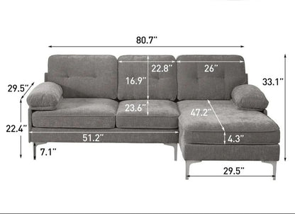 Brizzo Luxury L Shape Sofa