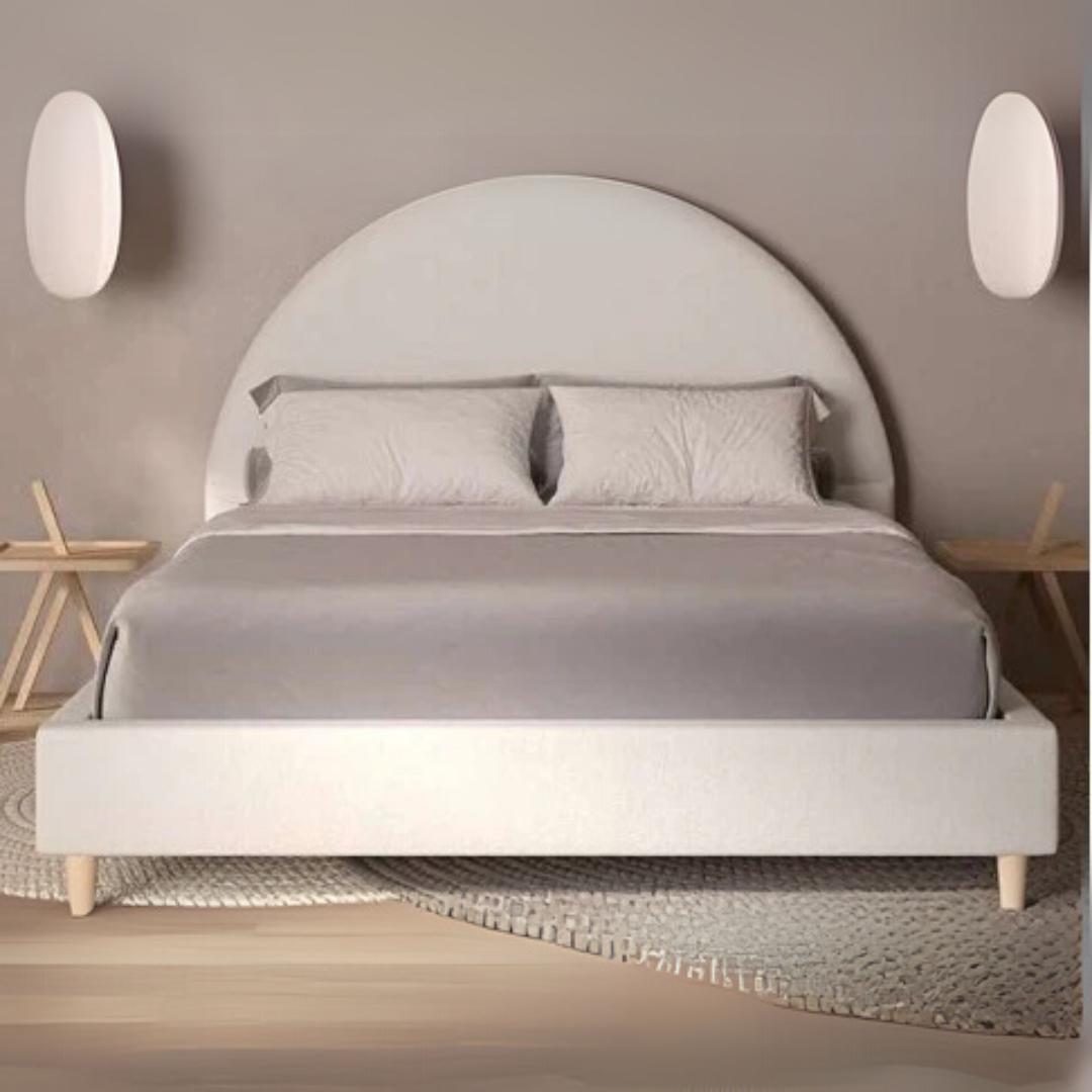 Half Moon Upholsherd Bed