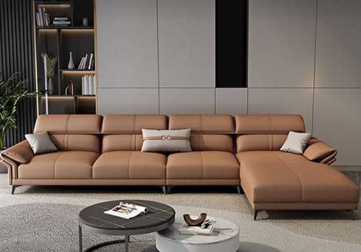 Atunus Luxury Pure Leather Sofa