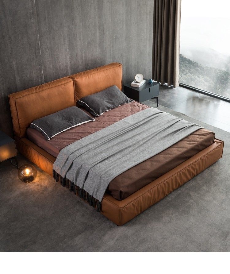 Dreamy Luxury Pure Leather Bed