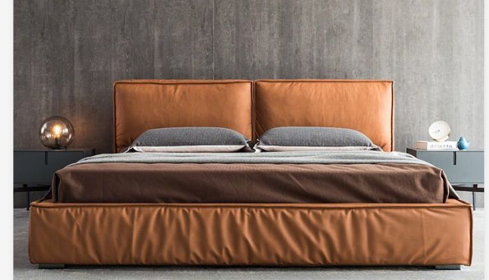 Dreamy Luxury Pure Leather Bed