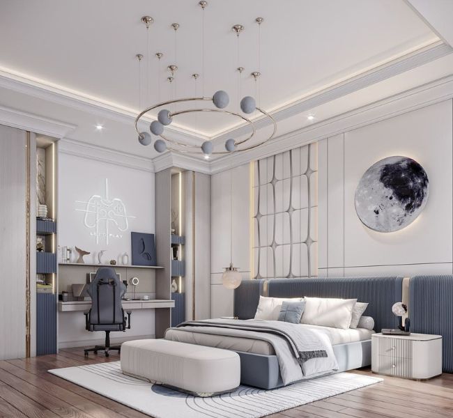 Lee Style Upholstered Luxury  Bed